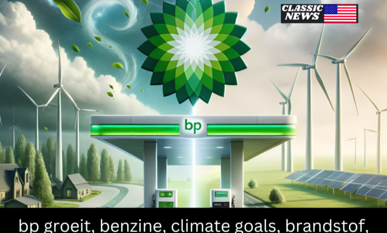 bp groeit, benzine, climate goals, brandstof